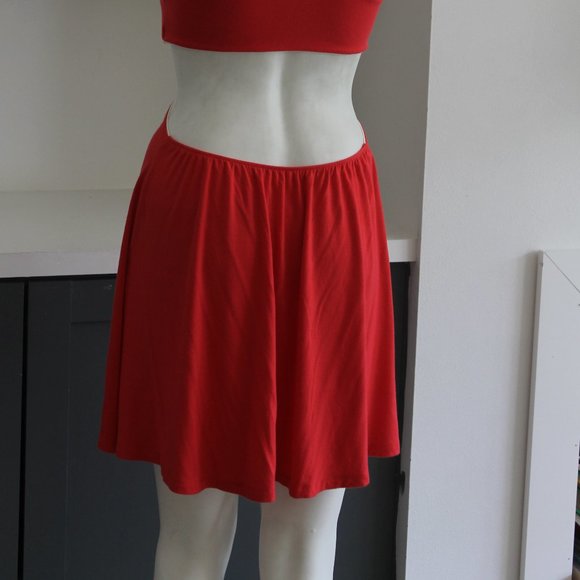 Victoria's Secret Babydoll Red Summer Beach Bra Top Open Back Dress S - Picture 8 of 9